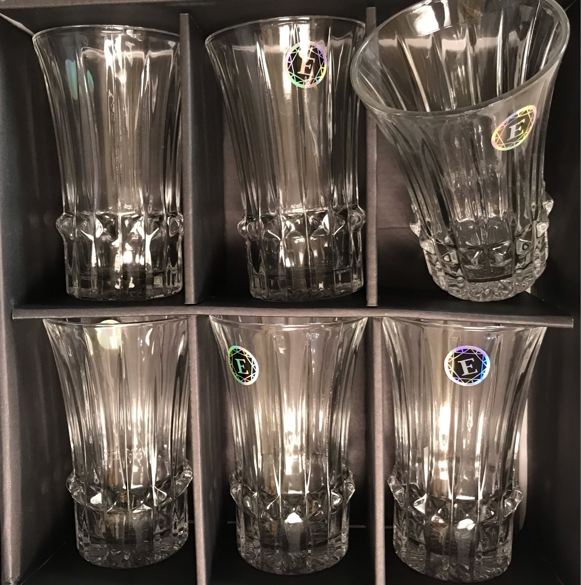 6 pcs Elido Drink Glasses