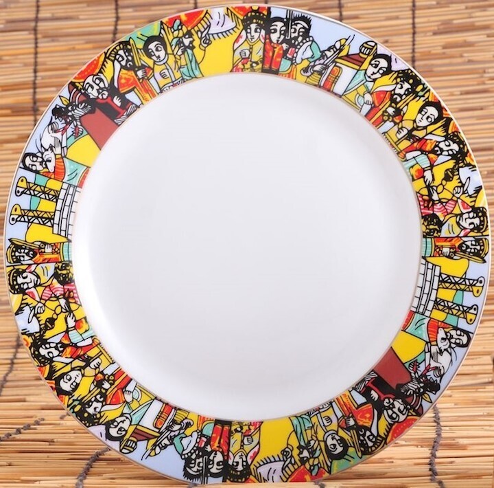 Abyssinian Dinner Plates 6pc