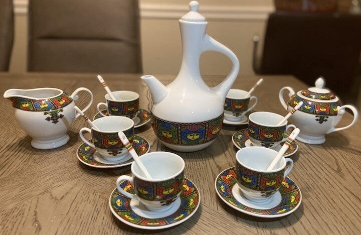 23 pcs Queen Decore Coffee Set